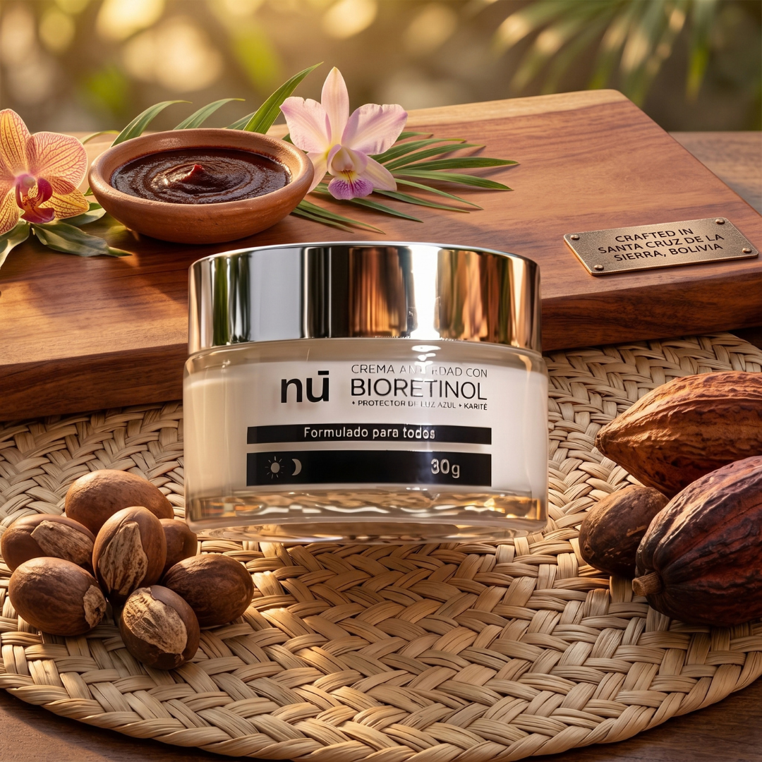 NÚ Crema Facial Anti-Edad con Bioretinol – 50 g
