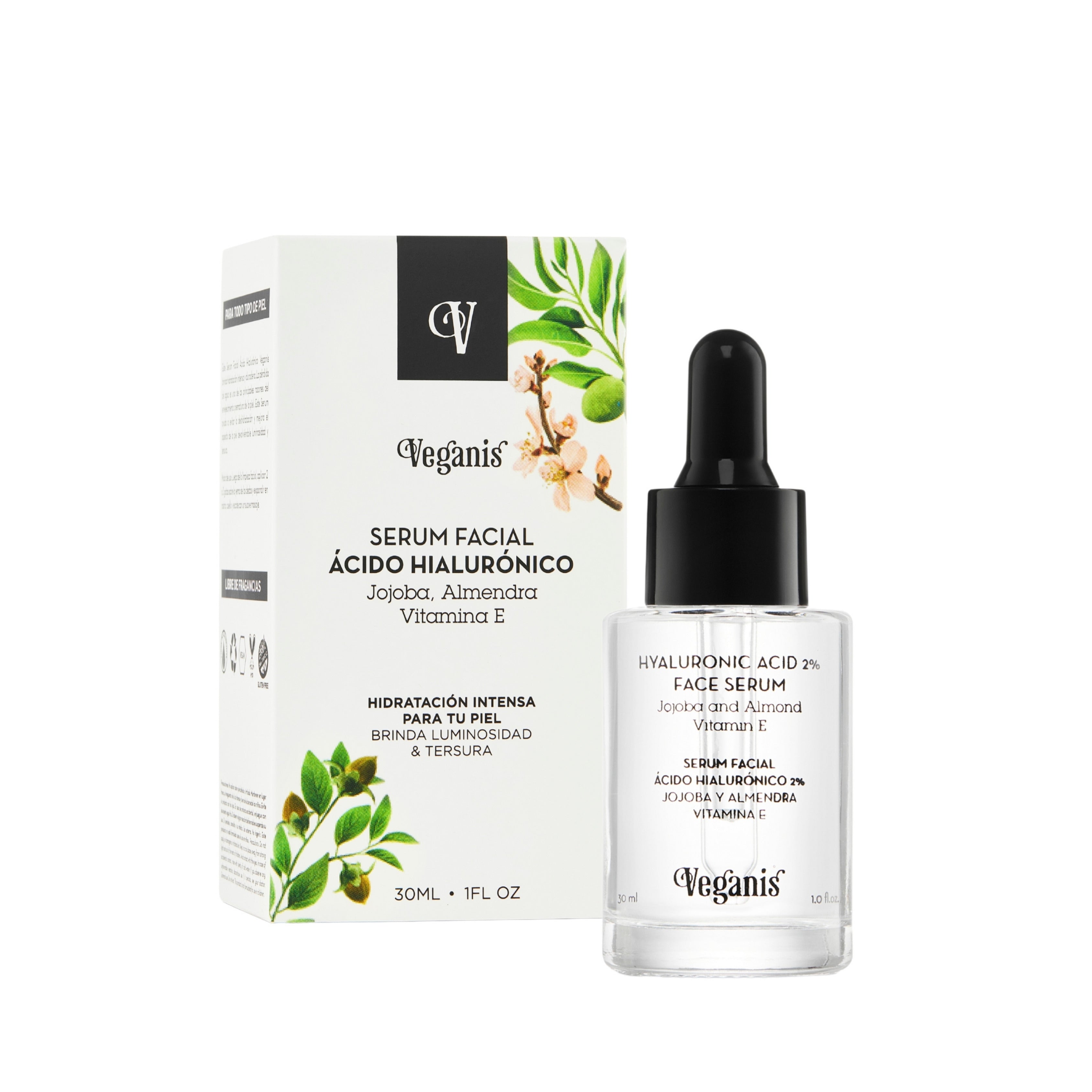 Sérum de Ácido Hialurónico 2 % - 30 ml | Veganis