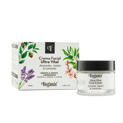 Crema Facial Diurna Ultra Vital – 50 ml | Veganis
