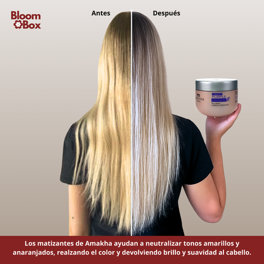 Máscara Matizadora Purple Amakha Paris | Efecto Perlado – 300 g