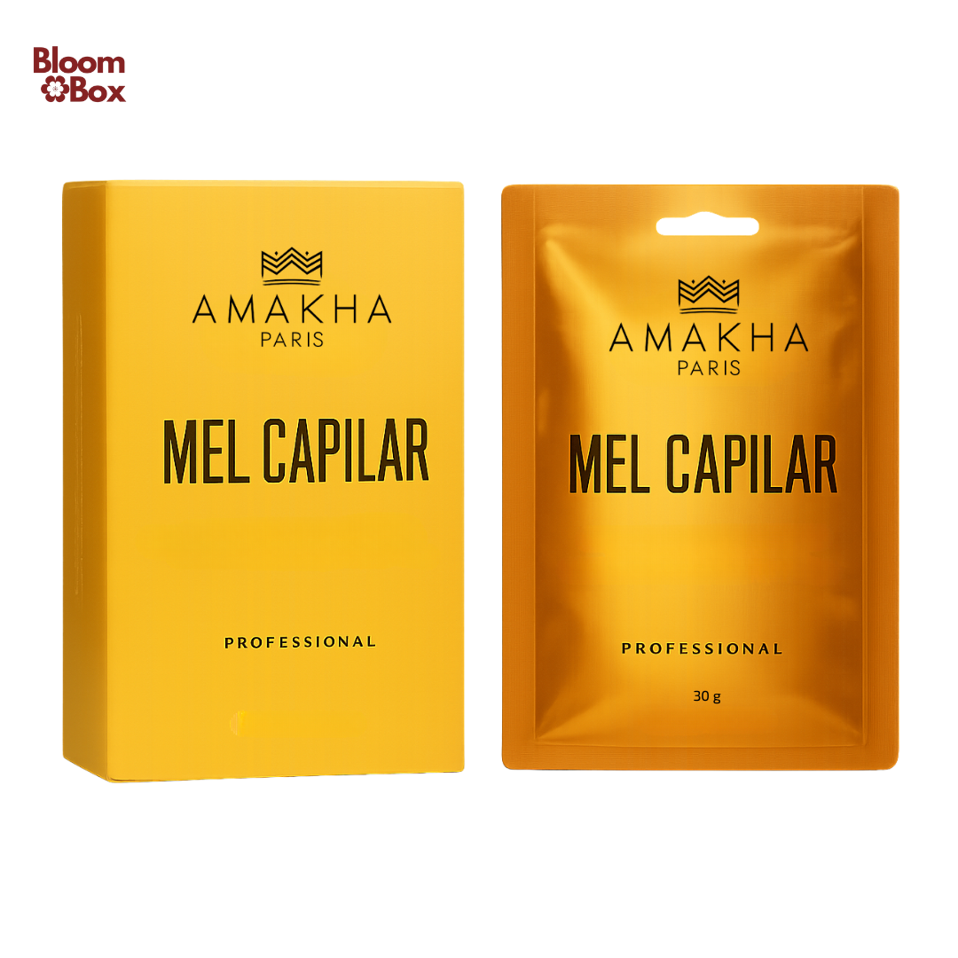 Mascarilla Miel Capilar – Caja de 10 Sachetz 30 g | Amakha Paris