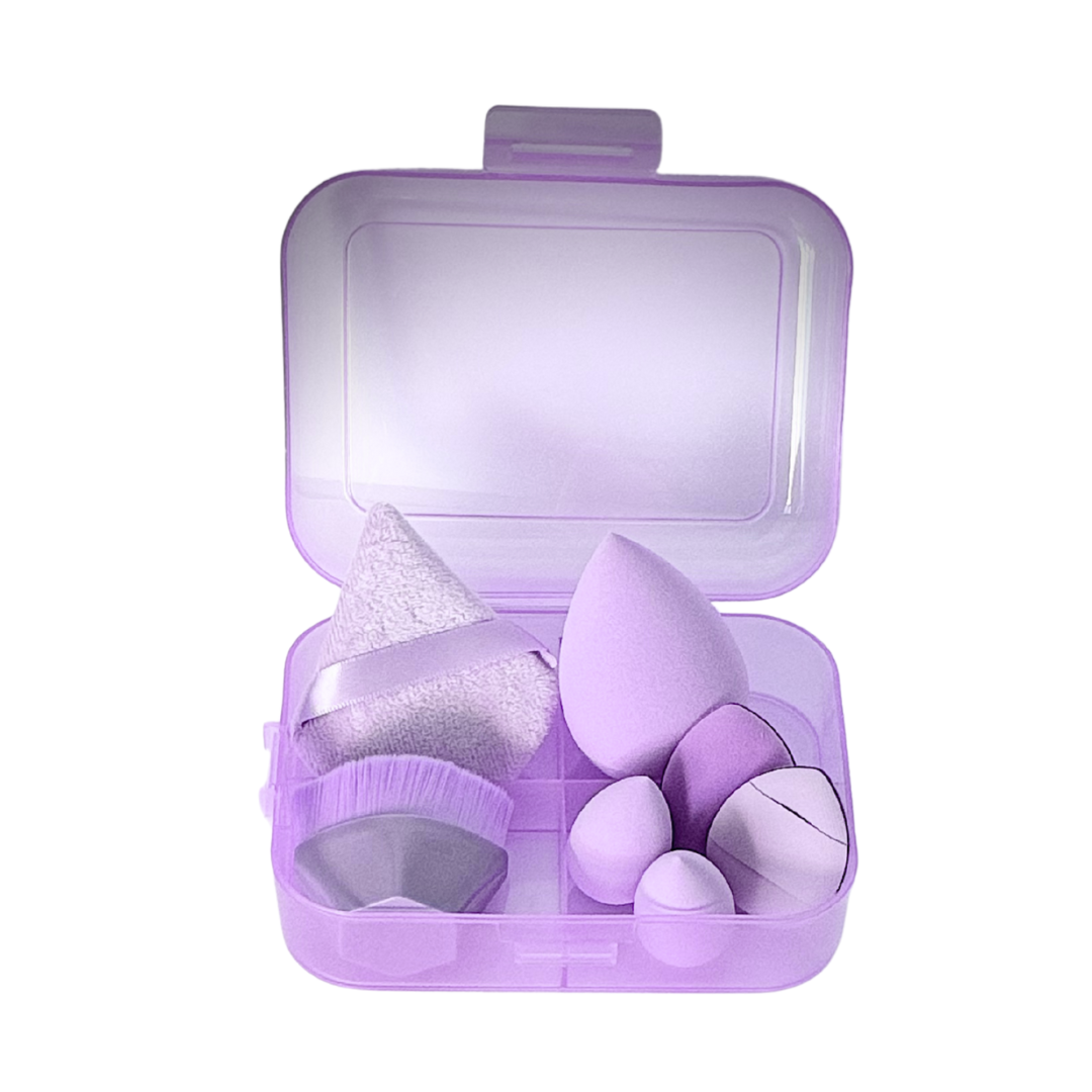 Beauty Box Lavender: Set de Aplicadores Profesionales 7 en 1