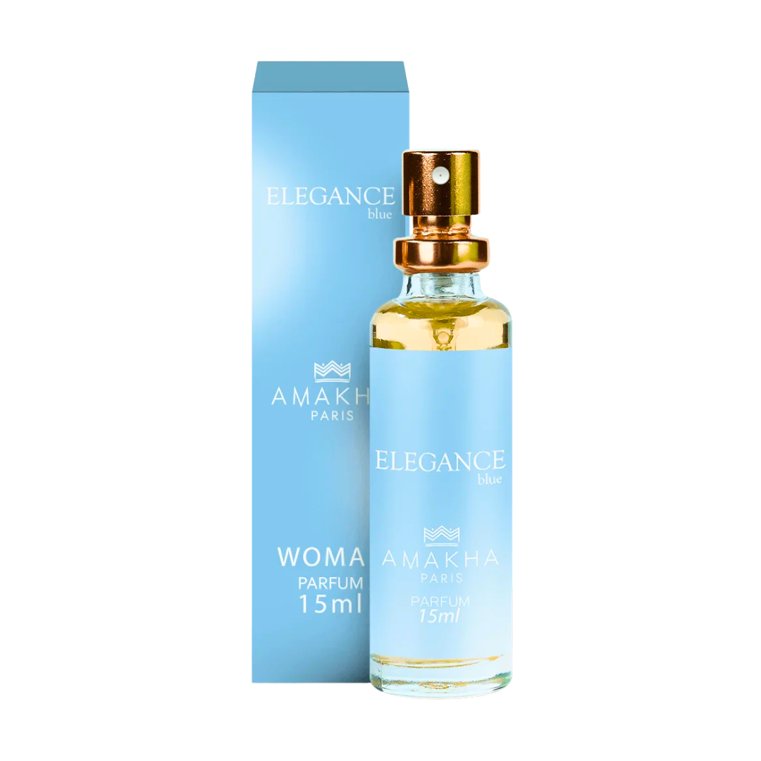 Perfume Elegance Light Blue - 15 ml: Femenino Floral Frutal