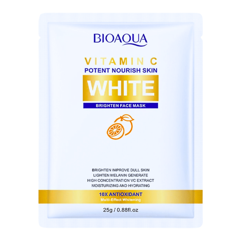Mascarilla en tela White con Vitamina C | Bioaqua