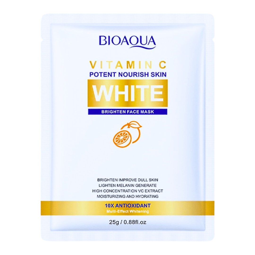 Mascarilla en tela White con Vitamina C | Bioaqua
