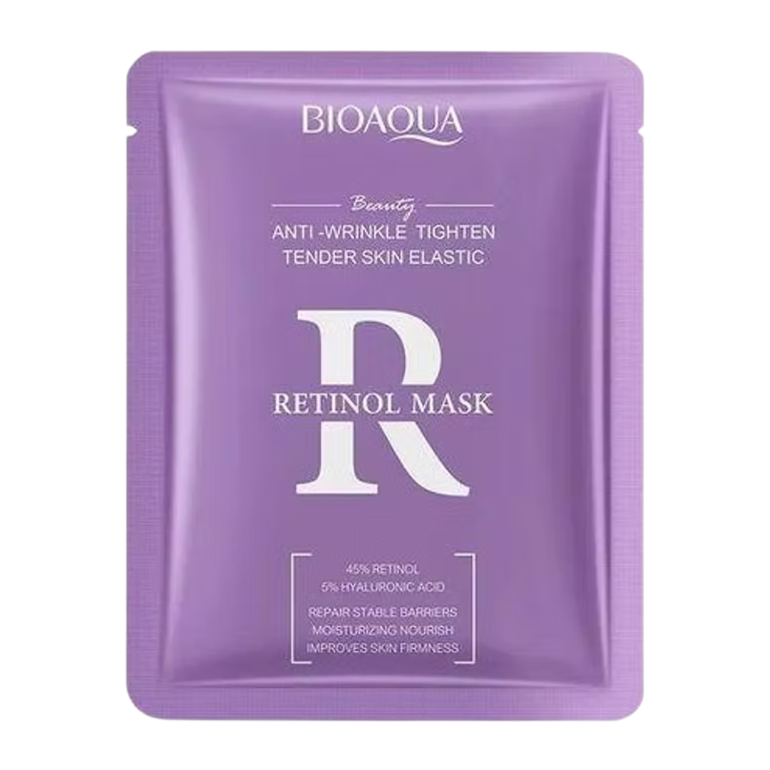 Mascarilla en velo facial con retinol | Bioaqua