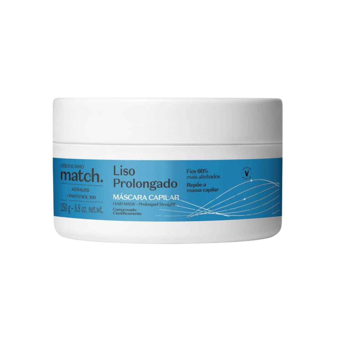 Máscara de Tratamiento Match Liso Prolongado – 250 g