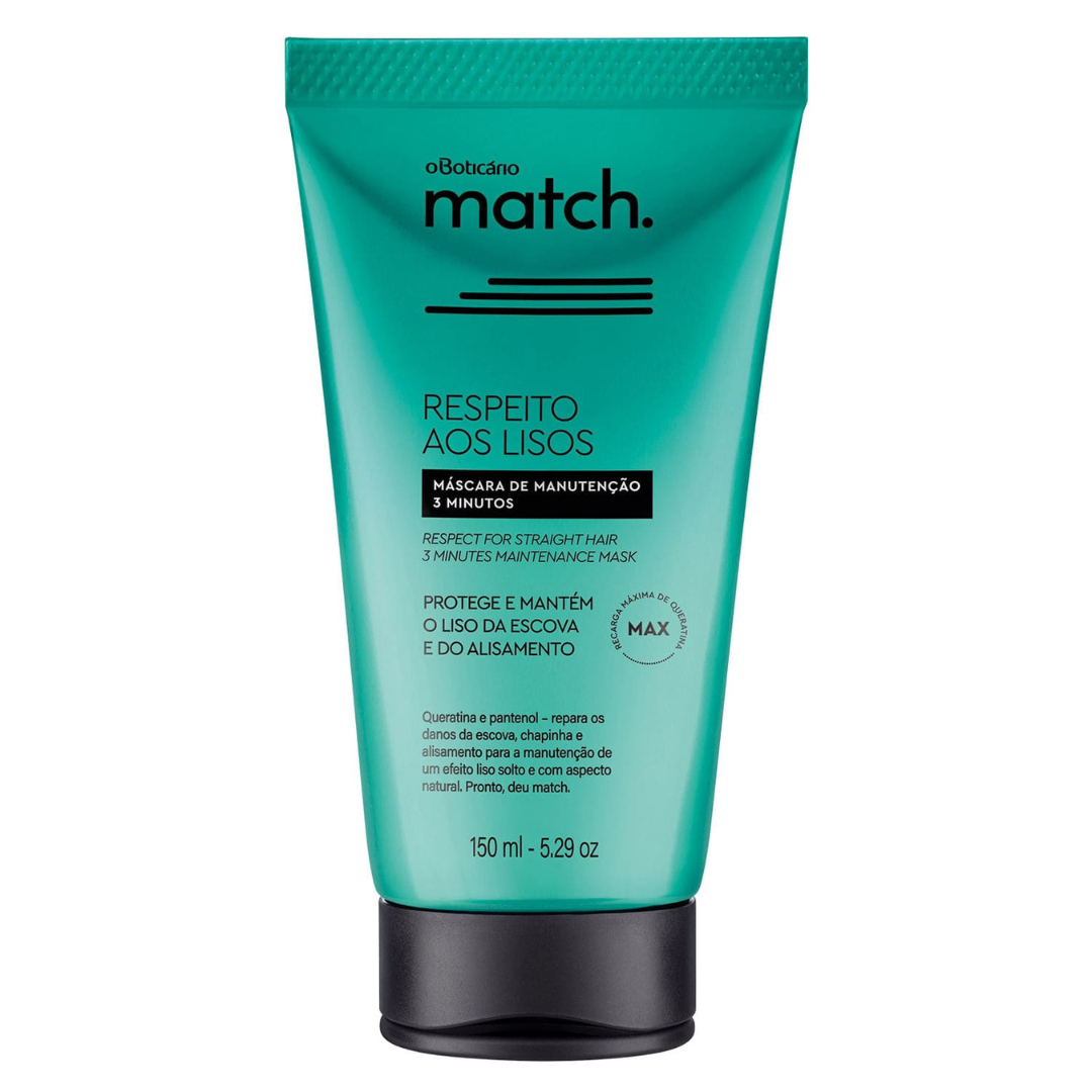 Máscara de Rescate Match 3 Minutos Liso Prolongado – 150 ml