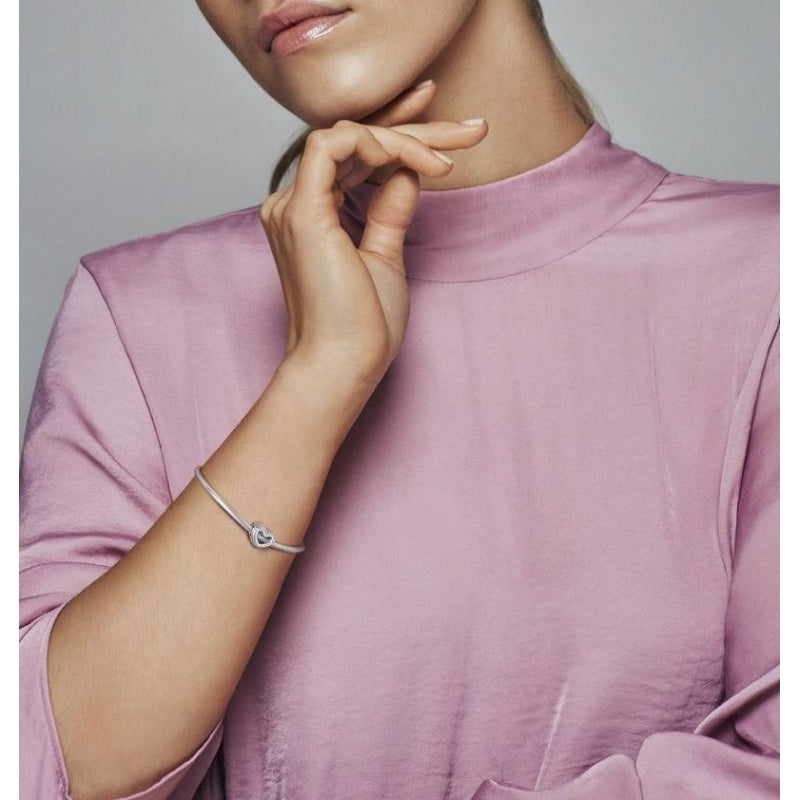 Charm Corazón Piel de Serpiente – Plata .925