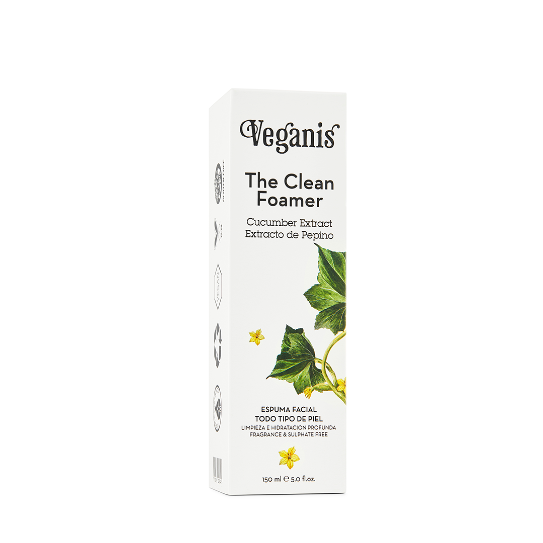 Espuma Limpiadora con Extracto de Pepino – 150 ml | Veganis