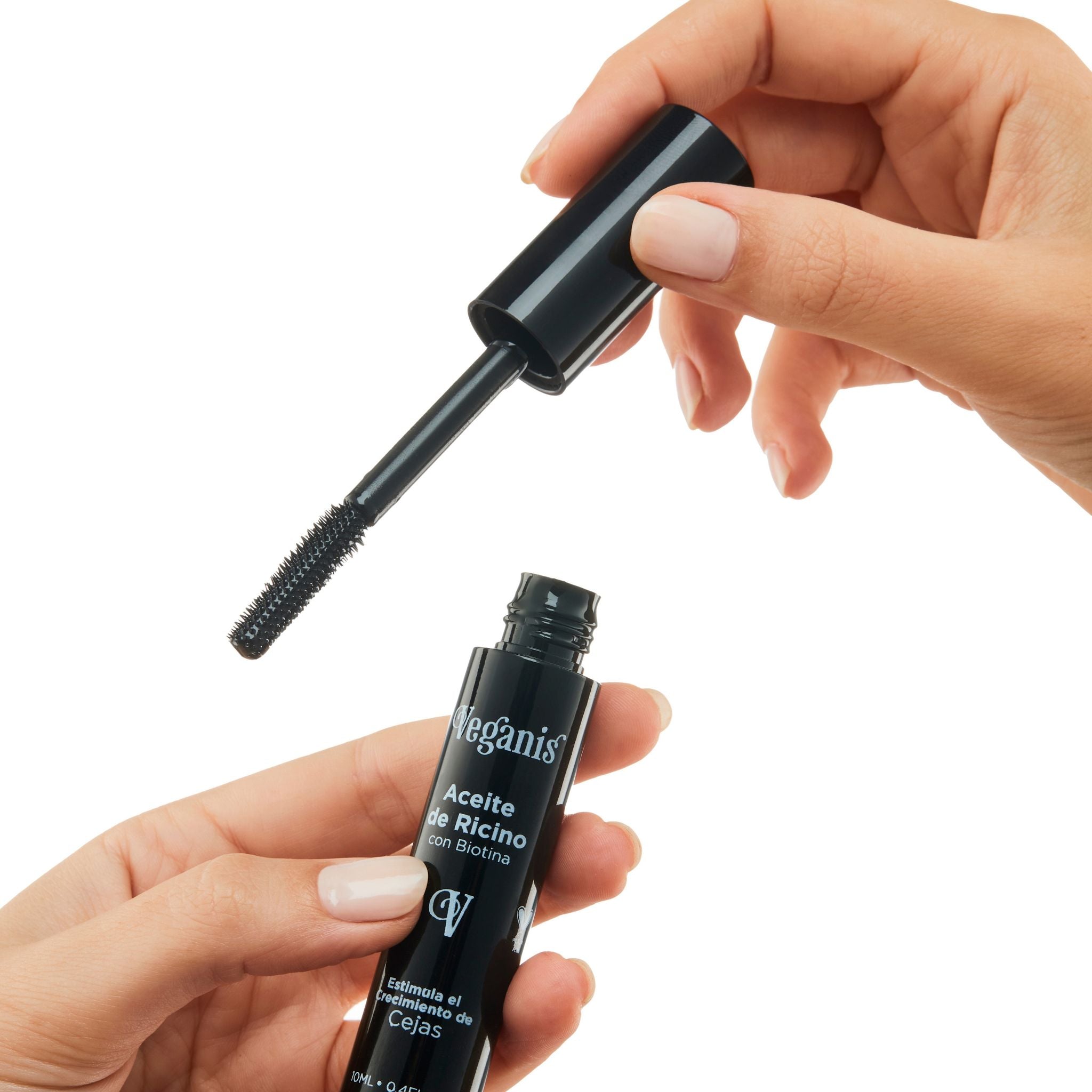 Aceite de Ricino con Biotina para Cejas y Pestañas | Veganis