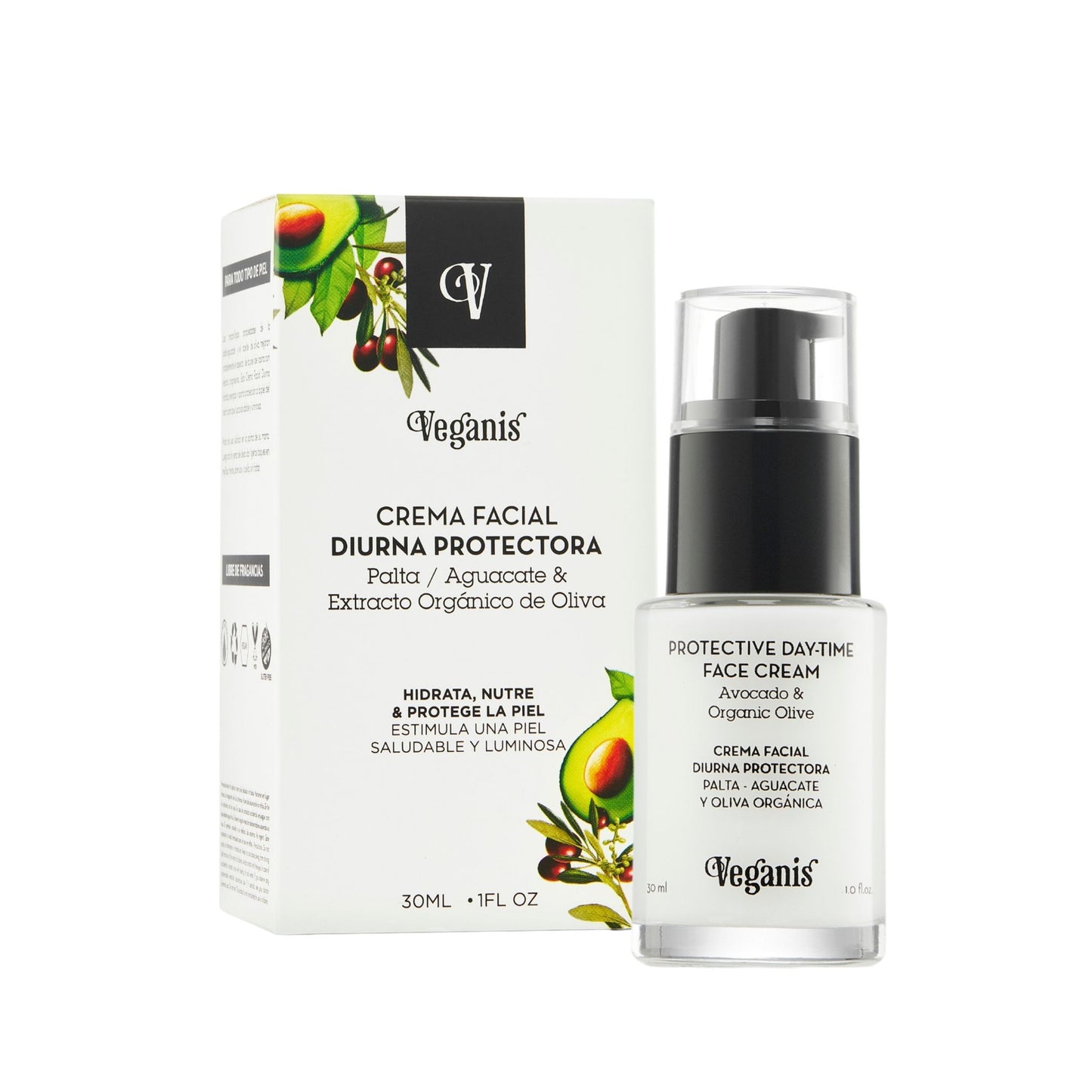 Crema Facial Diurna Protectora – 30 ml | Veganis