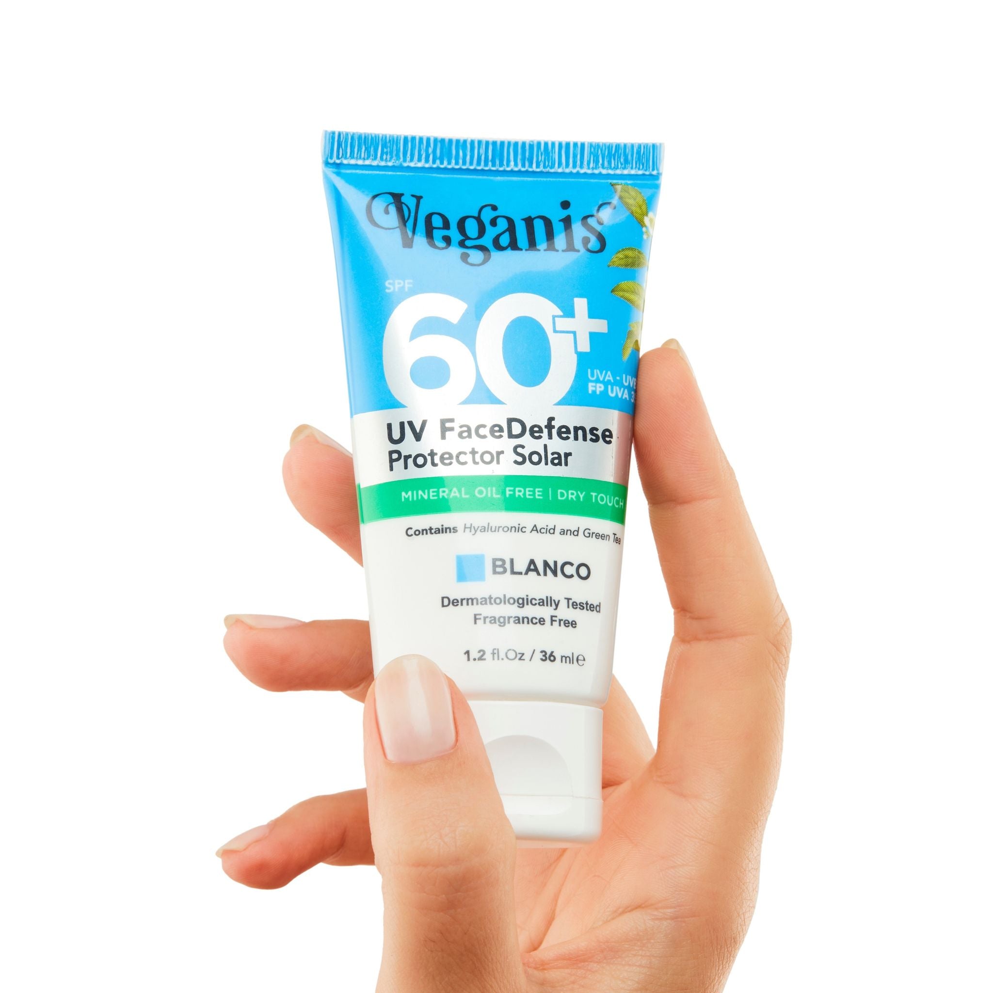 Protector Solar FPS 60 Blanco – 36 ml | Veganis
