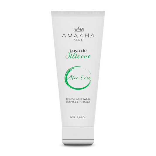 Crema para Manos – Guante de Silicona con Aloe Vera • 80g