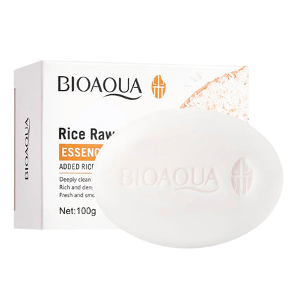 Jabón de Arroz Antimanchas en Barra | Bioaqua