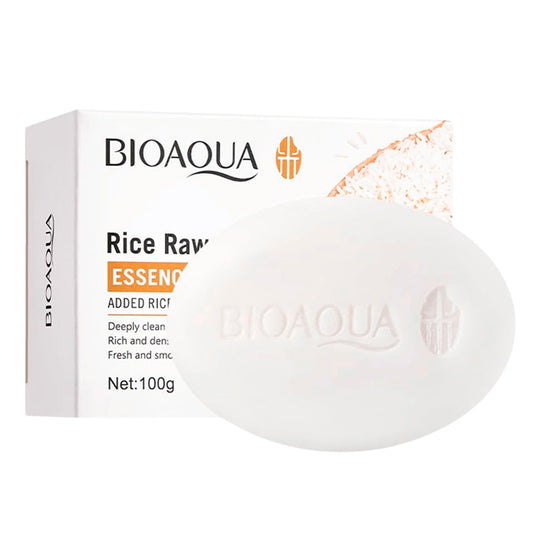 Jabón de Arroz Antimanchas en Barra | Bioaqua